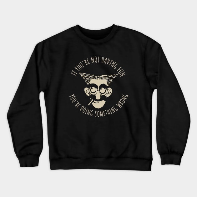 Groucho Marx Brothers Crewneck Sweatshirt by valentinahramov